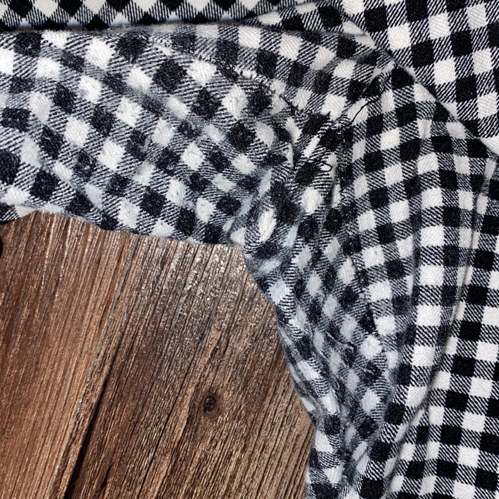 WORN ONCE Old Navy gingham pixie ankle pant - Picture 6 of 7
